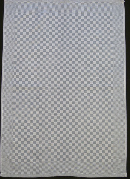Geschirrtuch Grubentuch grau weiß kariert 100 % Baumwolle Küche 50x70 cm